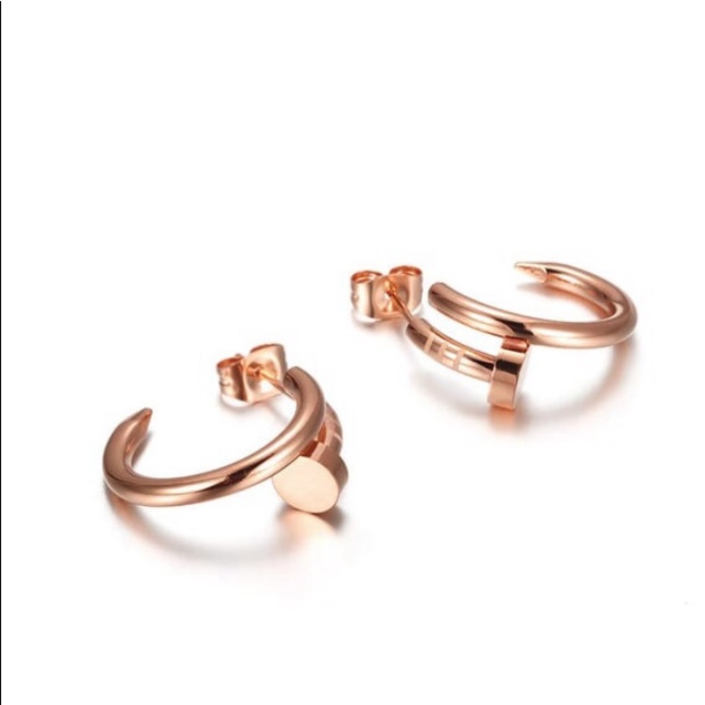 COPY - Nail Stainless Steel earrings